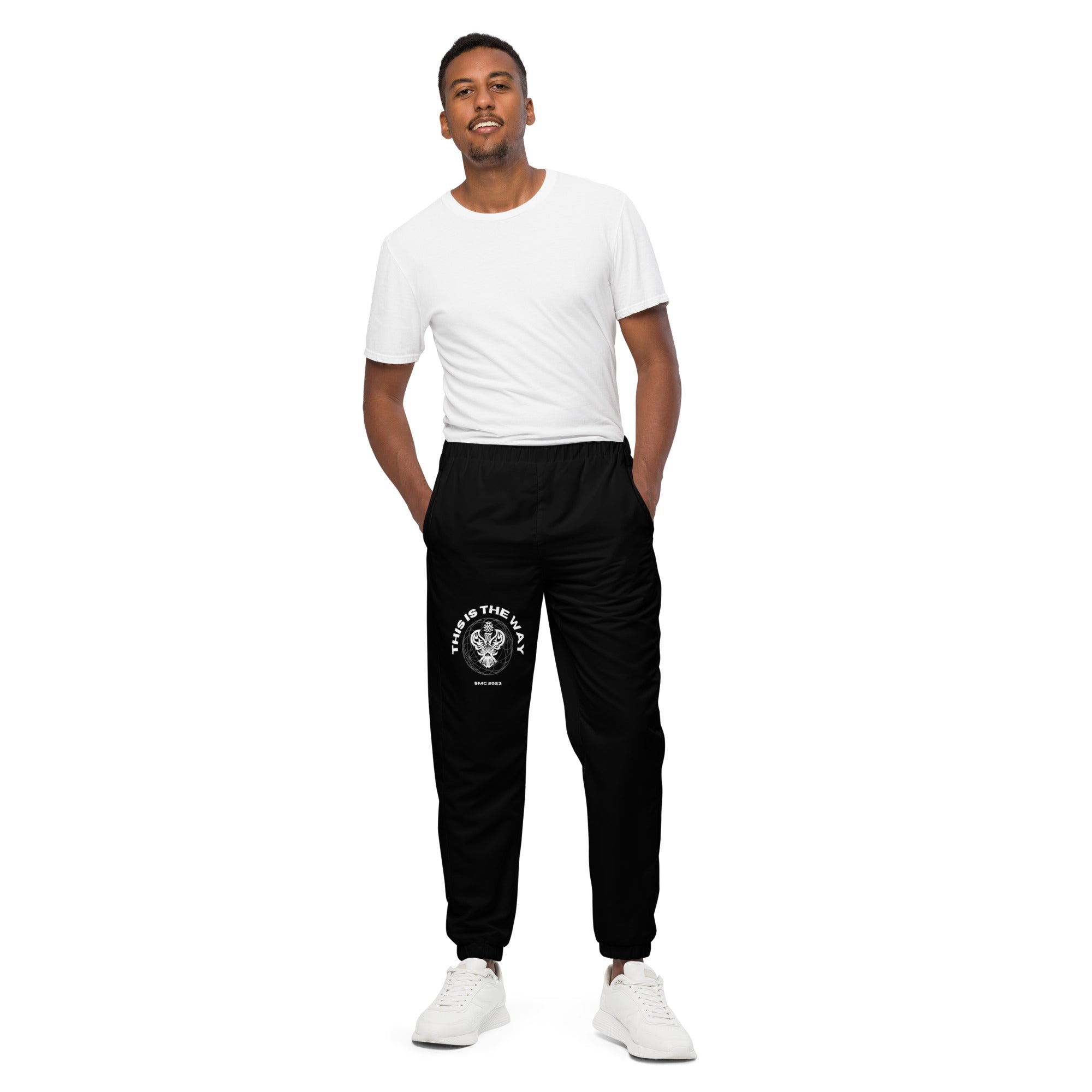 SMC THIS IS THE WAY BLACK TRACK PANTS