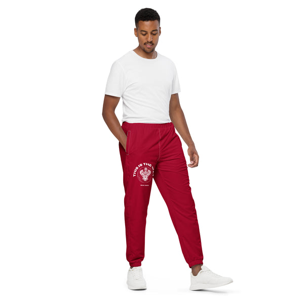 SMC This is The Way Red Track Pants
