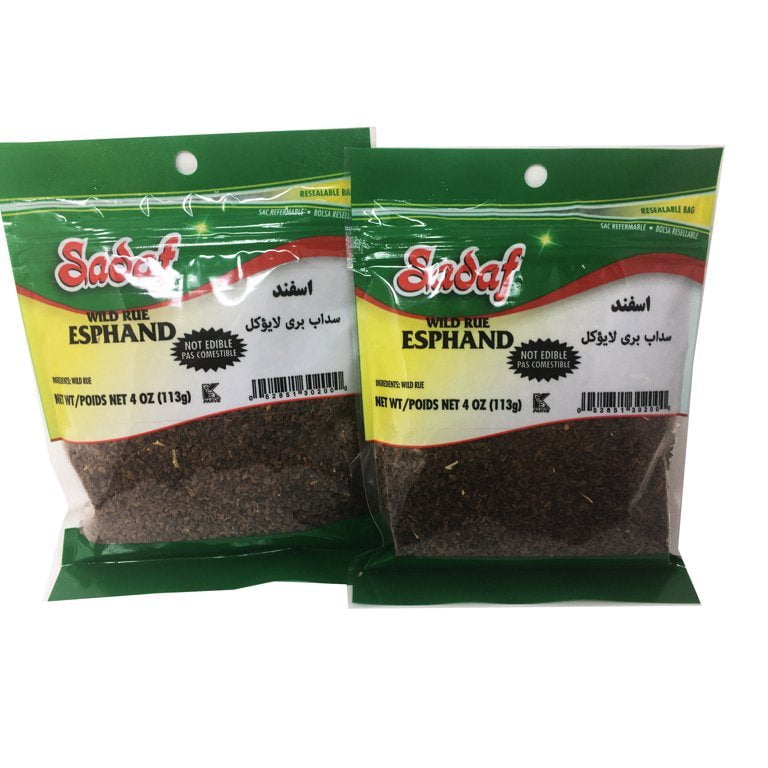 Esphand Incense - Wild Rue Seed - Pack of 2 Esfan