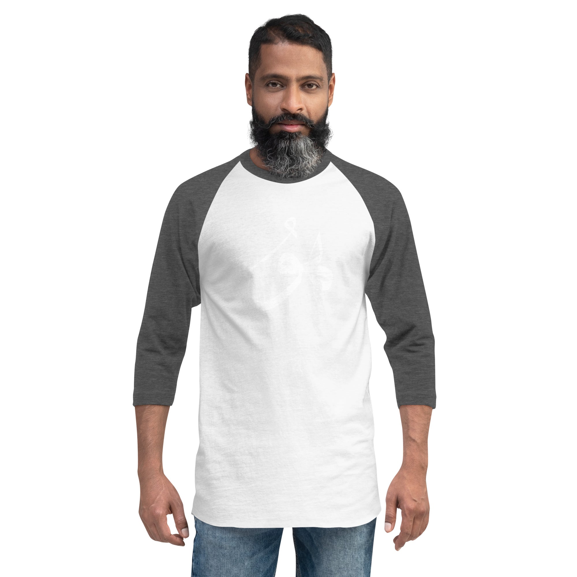 Hu Man ¾ sleeve raglan shirt