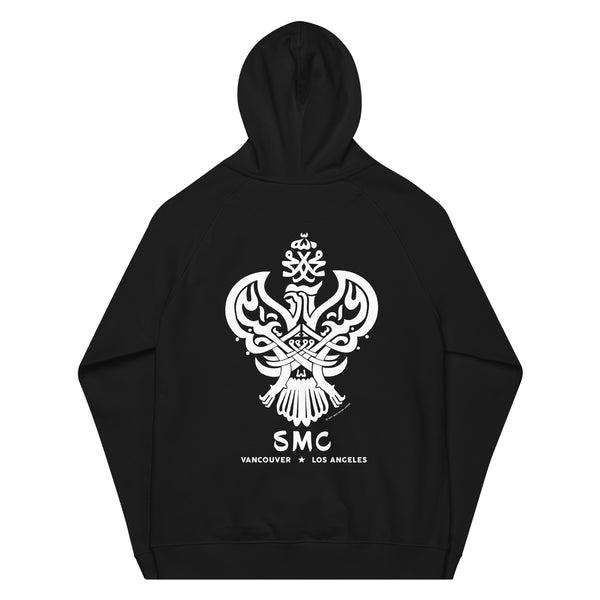SMC Embroidery Unisex eco raglan hoodie