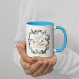 Muhammadan Butterflies Mug with Color Inside